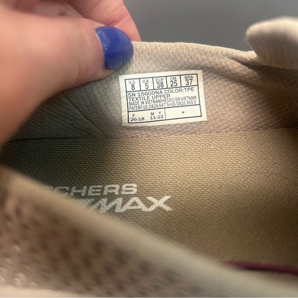 Skechers GoWalk Joy slip in sneaker 8 taupe - Picture 7 of 8